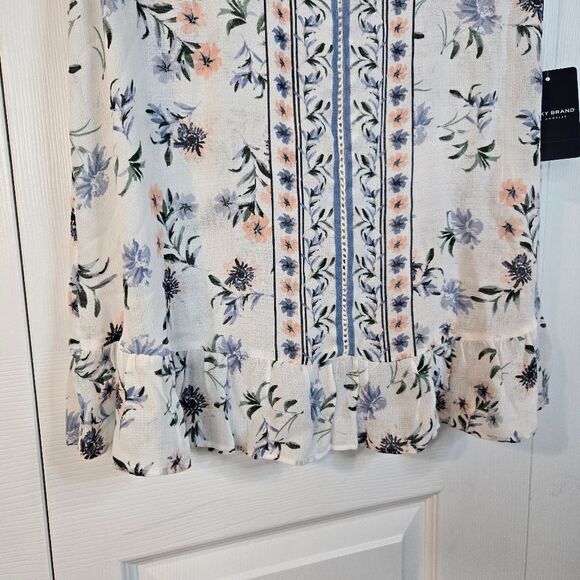 Lucky Brand Floral Sleeveless Top Women's Size Medium - Picture 6 of 10